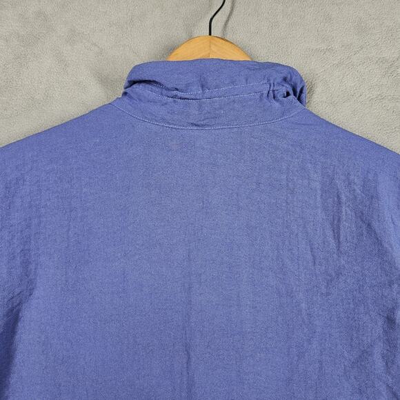 Habitat Clothes To Live In Tunic Womens Medium Purple Top Artsy Lagenlook Boho - Picture 9 of 14